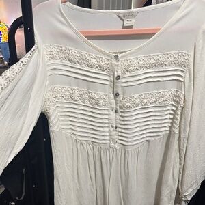 Ariat Women's Cream Button-Up Blouse